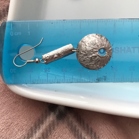 Silver Dangly Earrings - Picture 3 of 3